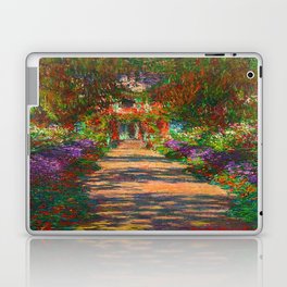 Claude Monet Garden At Giverny  Laptop Skin