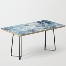 Blue Ocean Waves  Coffee Table