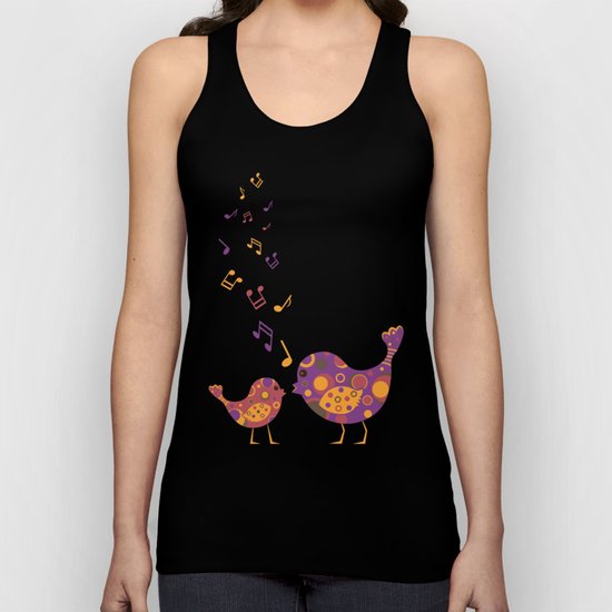 Bird Duet Unisex Tank Top