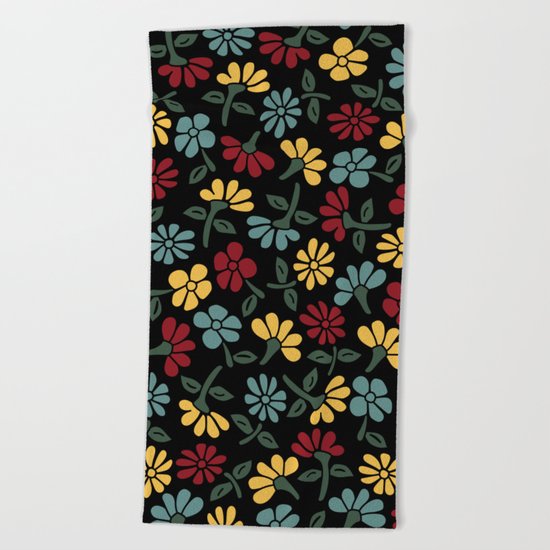 Flowers Beach Towel
