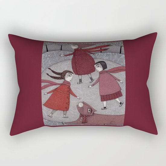 Winter Days Rectangular Pillow
