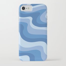 funky wave_blues iPhone Case