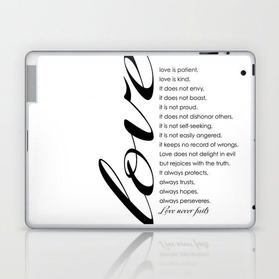 Love words Laptop & iPad Skin