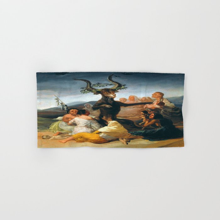 Francisco Goya The Sabbath of witches Hand & Bath Towel