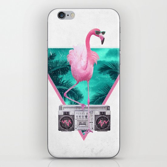 Miami Flamingo iPhone & iPod Skin