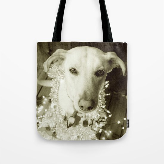It's Beginning to Look a Lot Like Christmas B&W Tote Bag