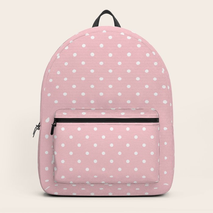 polka dot bookbag