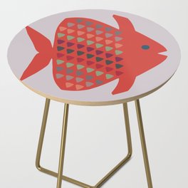 Orange Roughy Toughy Side Table