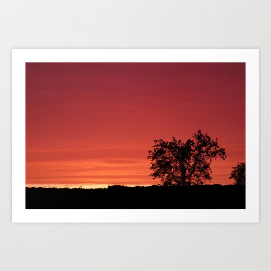 Sundown Art Print