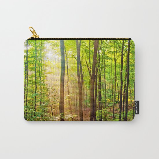Sunbeams in the forest Carry-All Pouch