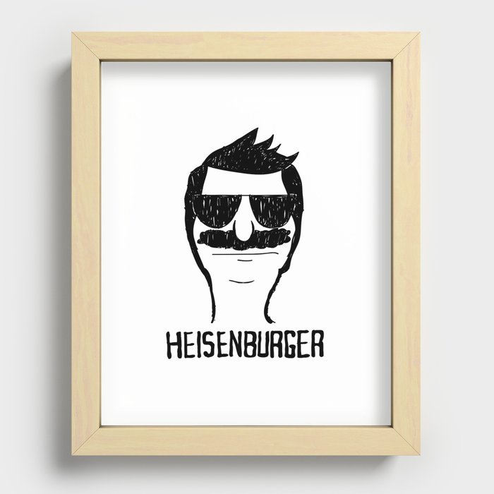 Breaking Bob - Heisenburger Recessed Framed Print