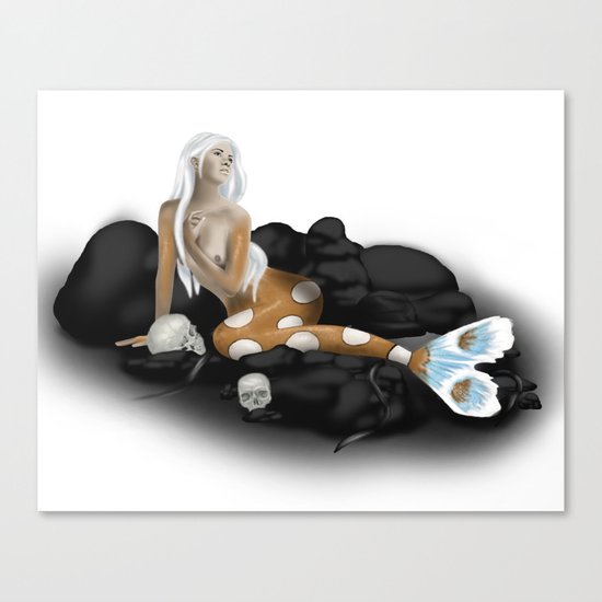 Dangerous Mermaid Canvas Print