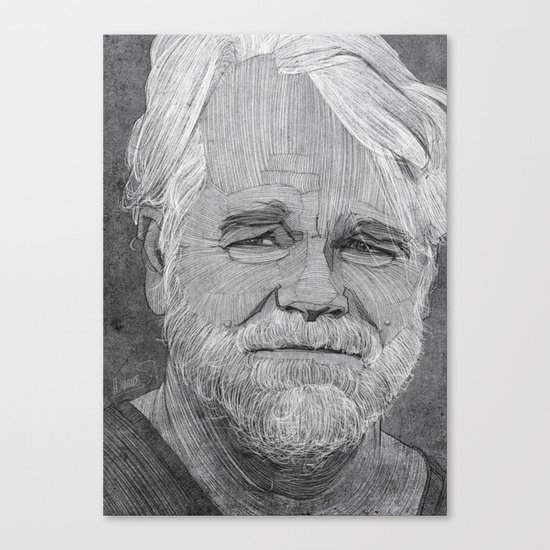 Philip Seymour Hoffman illustration Canvas Print