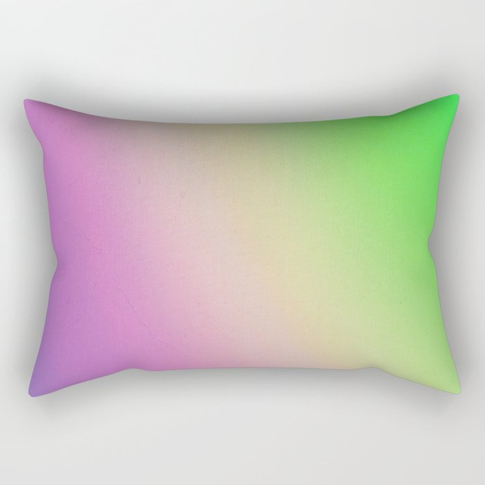 dichroic gradient Rectangular Pillow