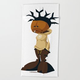 Pictoplasma Girl Beach Towel