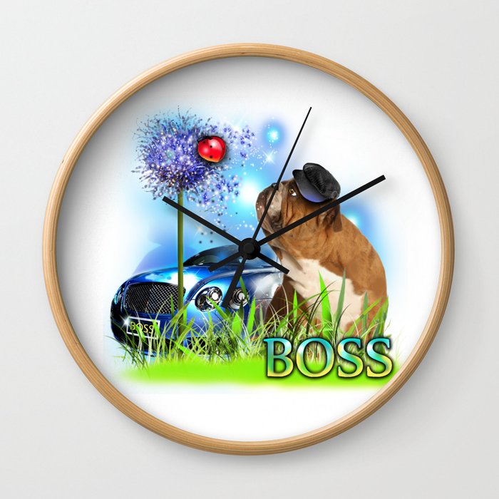 Unique Digital Design ''Boss'' Wall Clock