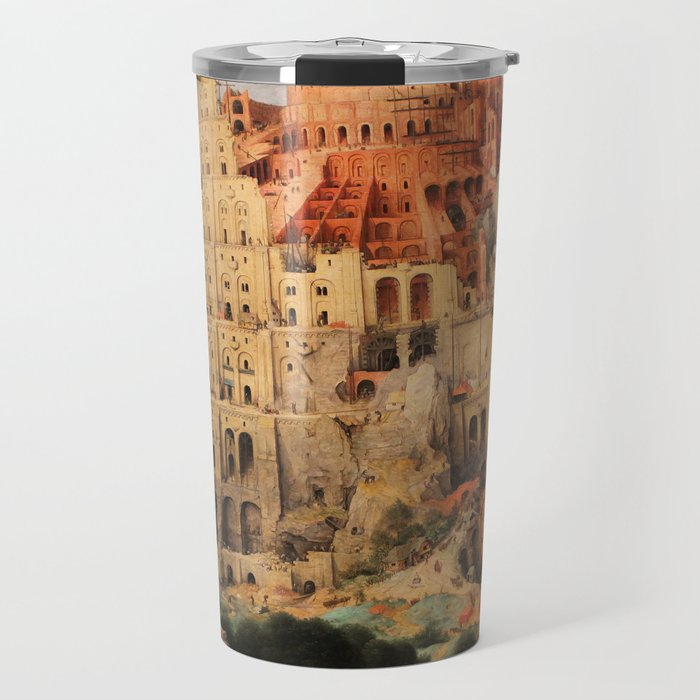 The Tower of Babel by Pieter Bruegel the Elder Travel Mug