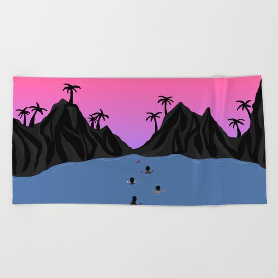 Swim Together Beach Towel