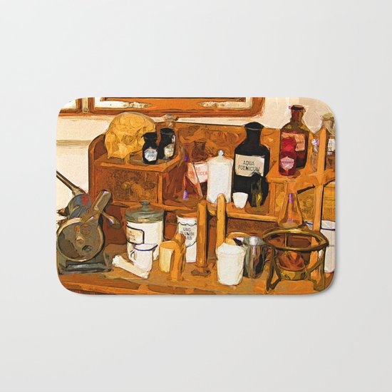 Old pharmacy Bath Mat