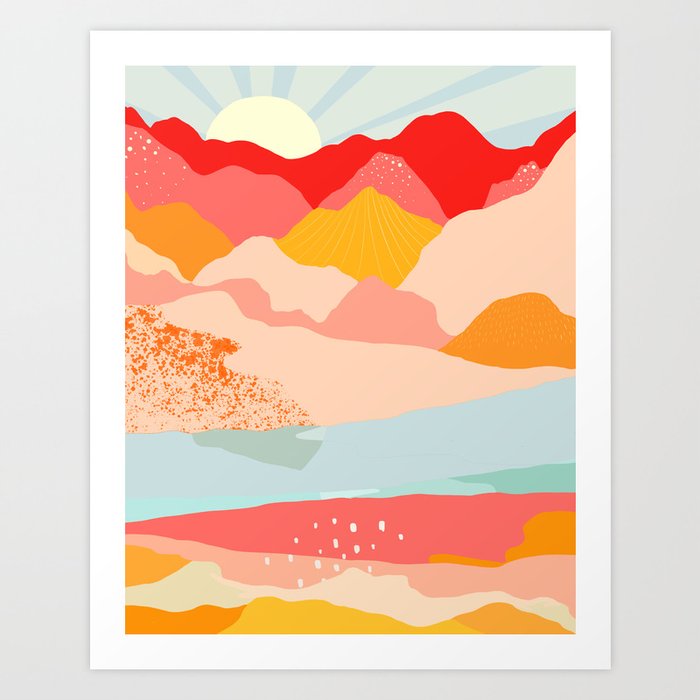 sunrise Art Print