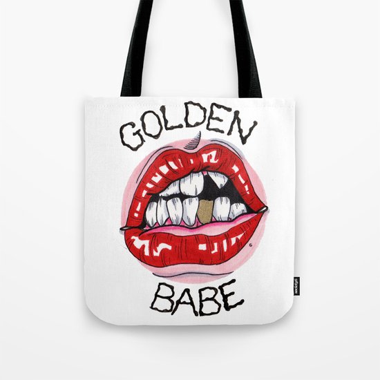 Golden Babe Tote Bag