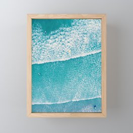 Aerial Waves Framed Mini Art Print