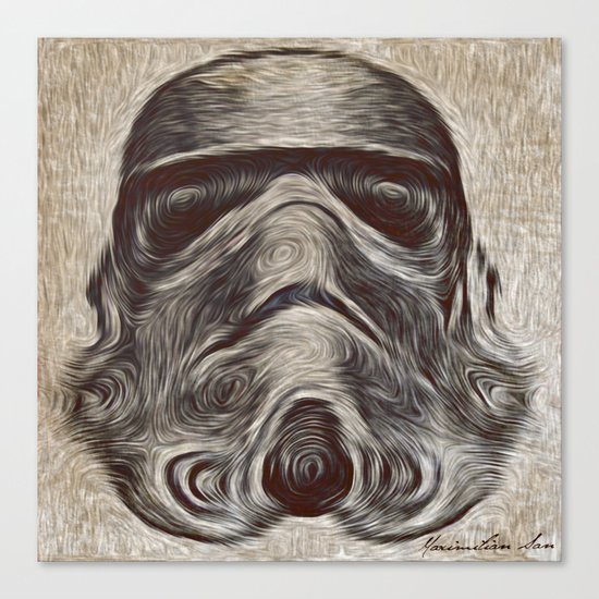 Vincent Stormtrooper Canvas Print