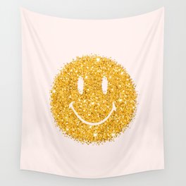Happy Glitter Wall Tapestry