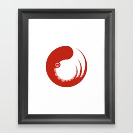 O for Octopus Framed Art Print