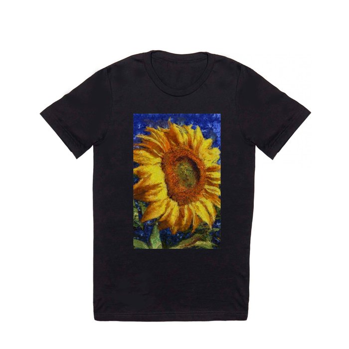Sunflower In Van Gogh Style T Shirt