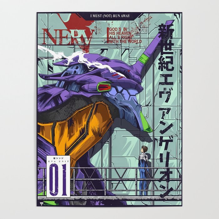 Original Neon Genesis Evangelion Poster