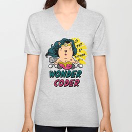 Wonder Coder No.2 V Neck T Shirt