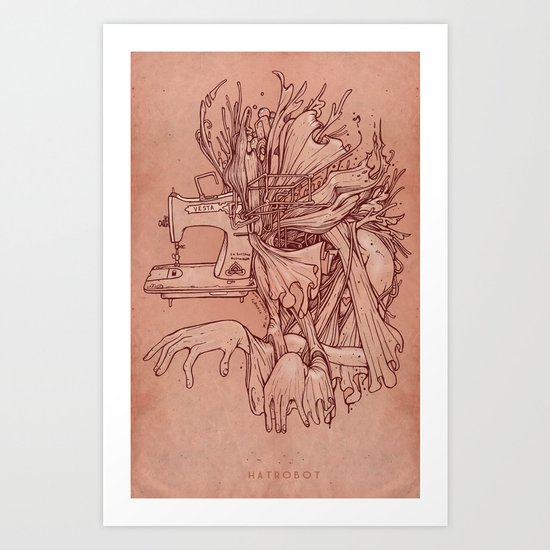 Nine minutes in the furnace Art Print