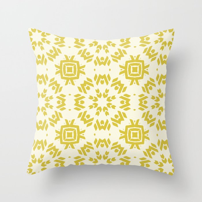Modern Nordic Cycle Artwork 02 Color 02 Throw Pillow