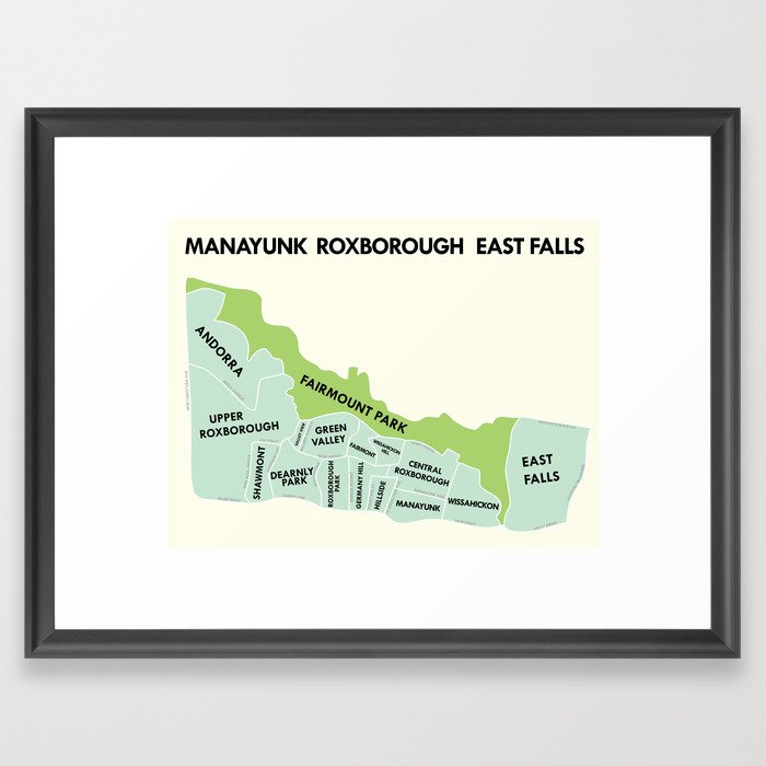 Manayunk, Philadelphia Version 2 Framed Art Print