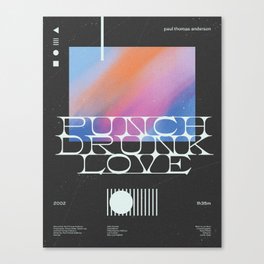 Punch Drunk Poster Canvas Print