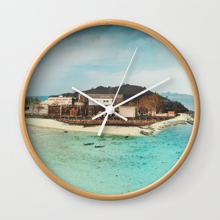 original island Wall Clock