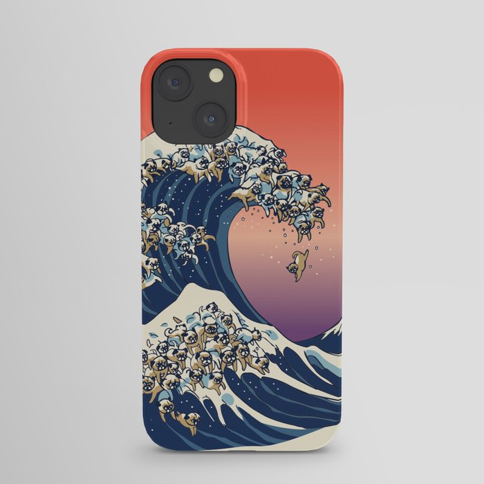 The Great Wave of Pug iPhone Case