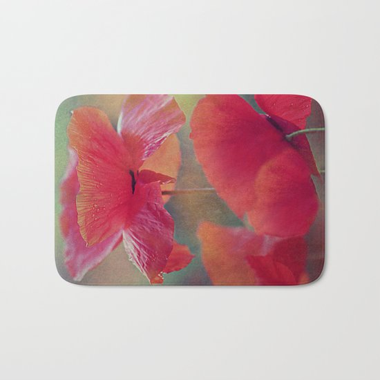 Poppies(vintage)2. Bath Mat