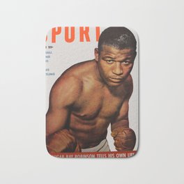 Boxing and Boxers: Sugar Ray Robinson Bath Mat | Classics, Boxers, Oldschool, Magazine, Boxer, African, Graphicdesign, Color, Cover, Boxing 