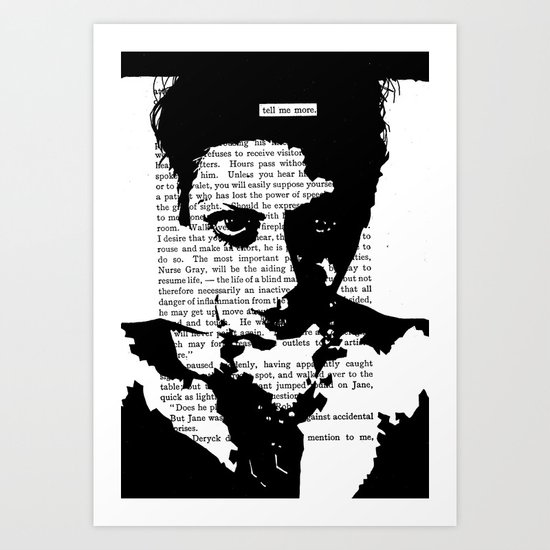 Tell Me More Art Print