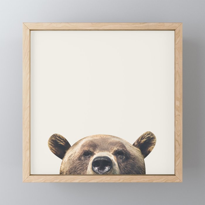 Bear Framed Mini Art Print