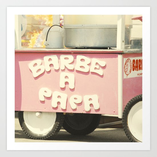 Barbe a Papa Art Print