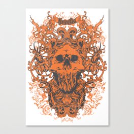 Scary Skull Canvas Print