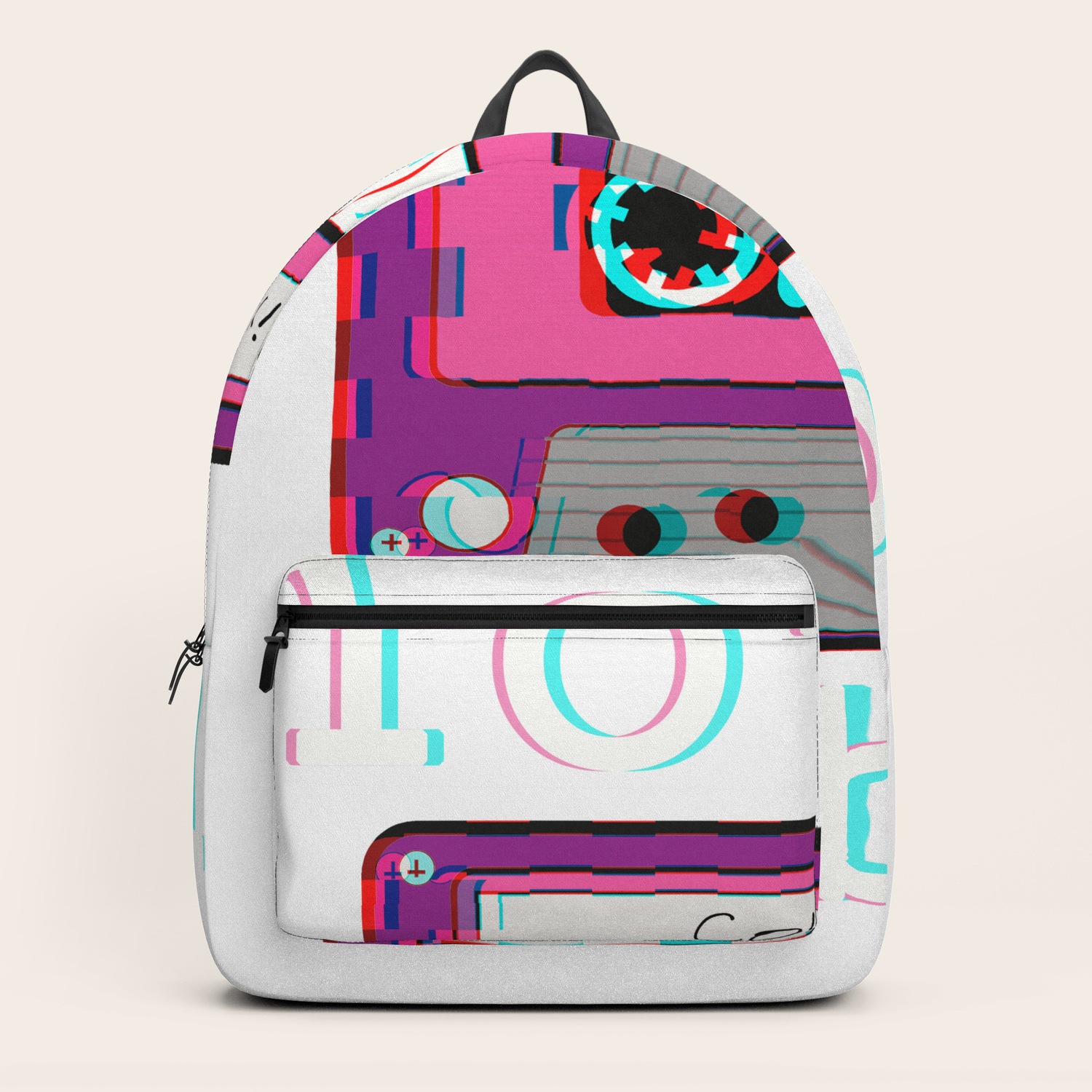 low fidelity music product aesthetic tape lo fi vibes design backpack by dc designstudio