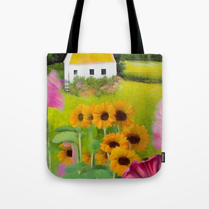 Yellow-Roof House Tote Bag