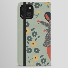 Woman Floral - Garden Botanical iPhone Wallet Case