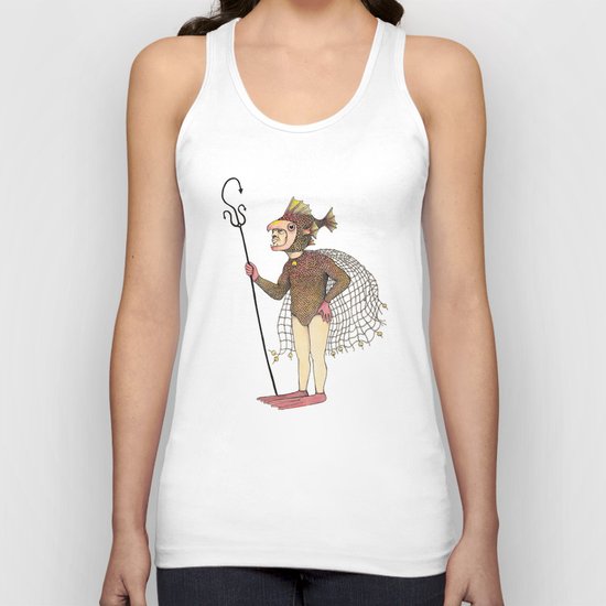 El pescado Unisex Tank Top