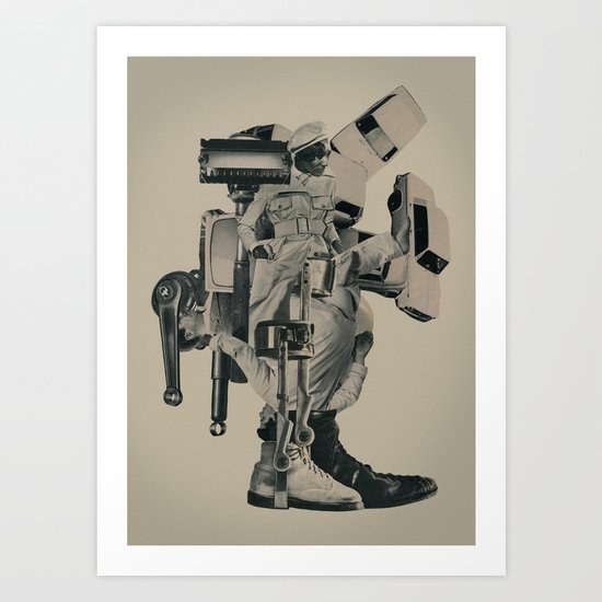The Menace of Any Shadow Art Print