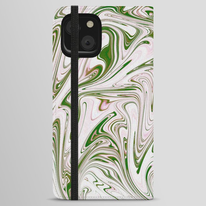 Green Marble Texture iPhone Wallet Case